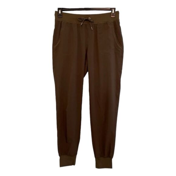 CRZ YOGA Joggers Dark Olive Feathery-Fit Flat Waistband Drawstring S - Picture 3 of 12